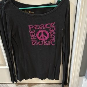 Peace long sleeve t shirt